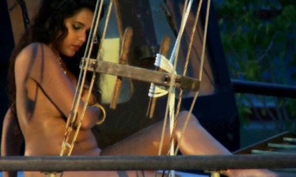 Naked in the swing